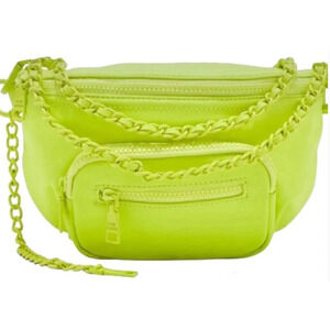 Steve Madden BLIVELY Yellow Convertible Belt / Shoulder Bag